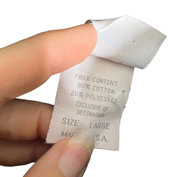 Vintage 90s Black Terry Cloth Turtleneck Long Sleeve Sweater Top Large - Picture 7 of 7